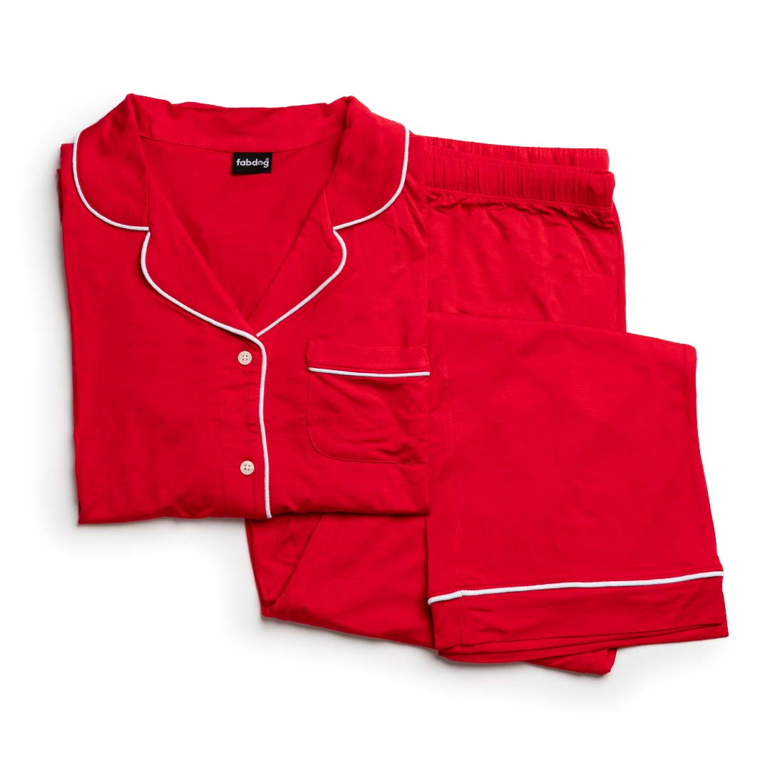 Red Modal Human Pajamas - Main Image