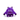 fabdog® Fluffy Medium Purple Monster Toys