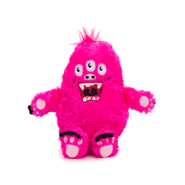 Fabdog Fluffy Large Pink Monster Dog Toy (17 Fabdog Fluffy Large Pink Monster Dog Toy (17