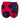 fabdog® Red & Navy Pack N' Go Reversible Puffer Apparel