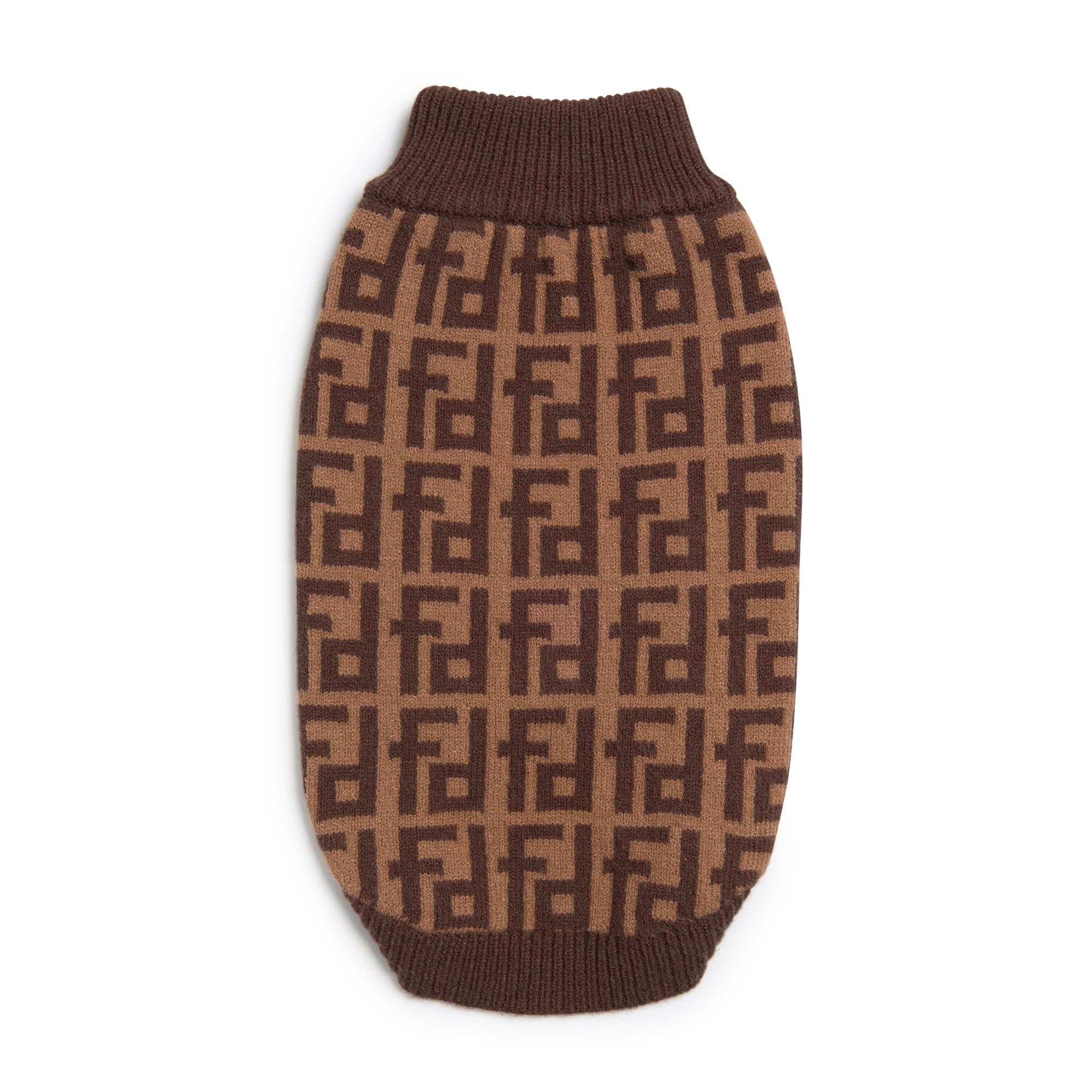 Brown Monogram Sweater