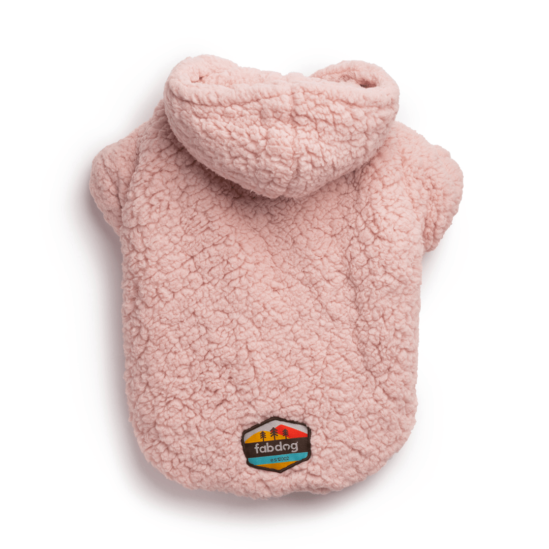 fabdog® Blush Pink Sherpa Hoodie Apparel