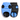 fabdog® Powder Blue/ Black Pack N' Go Reversible Puffer Apparel