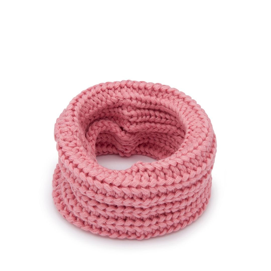 pink infinity scarf for dogs 100% acrylic super soft knit