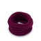 plum infinity scarf for dogs. 100% acrylic, super soft knit