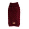 Burgundy Wool Turtleneck Sweater