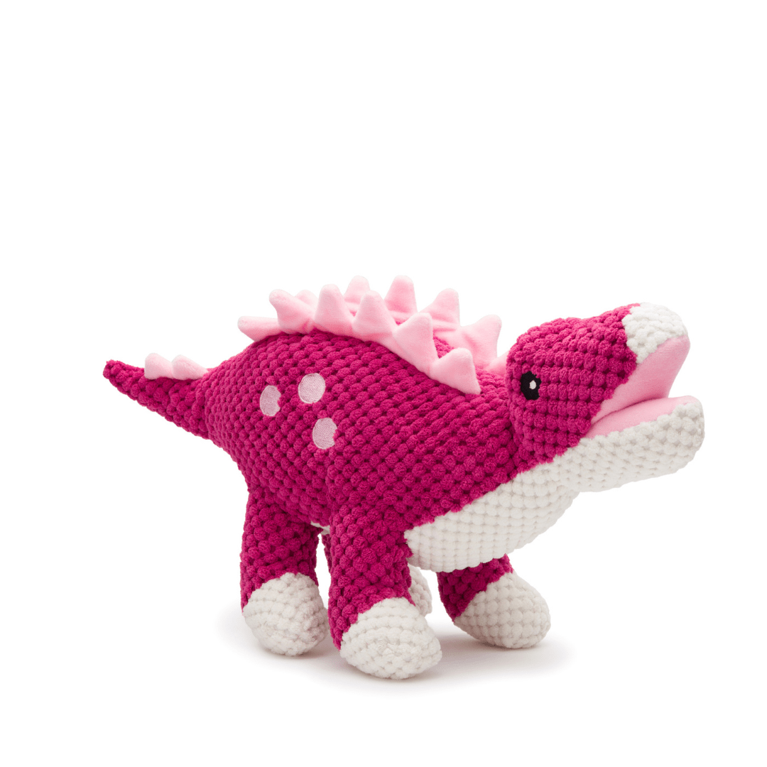 Pink dinosaur online dog toy